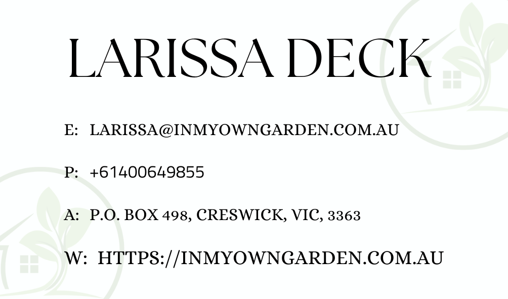 Larissa's Business Card